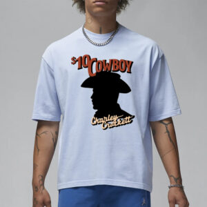 $10 Cowboy Charley Crockett Silhouette T-Shirt1