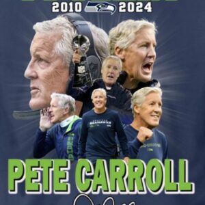 14 Years 2010 – 2024 Pete Carroll Thank You For The Memories Shirt