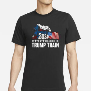 2024 All Aboard The Trump Train T-Shirts