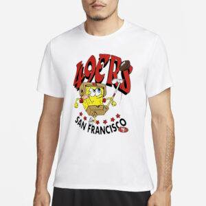 49ers Super Bowl LVIII X Spongebob Squarepants T-Shirt1