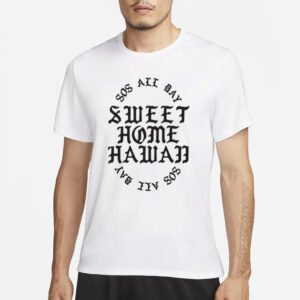 808ALLDAY SHH PABLO HAWAII WHITE T-SHIRT