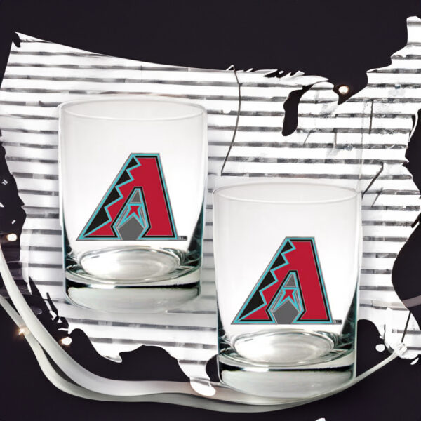 Arizona Diamondbacks Bar Glass 10oz