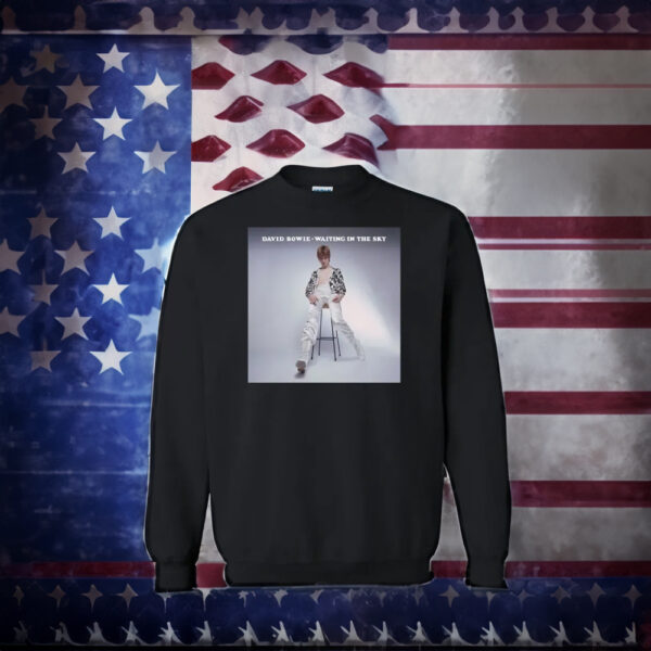 David Bowie Waiting In The Sky Crewneck Sweatshirts