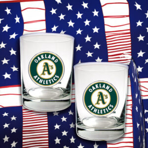 Oakland Athletics Bar Glass 10oz