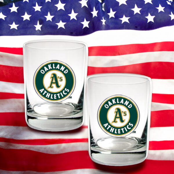 Oakland Athletics Bar Glass 10oz us