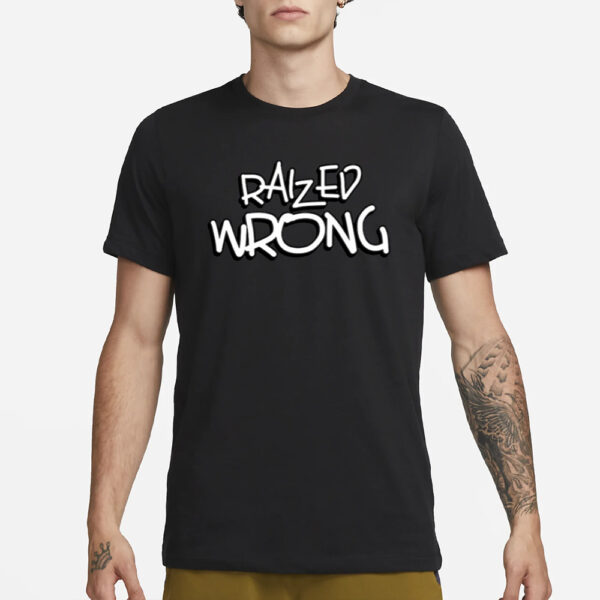 Raized Wrong Logo T-Shirt1