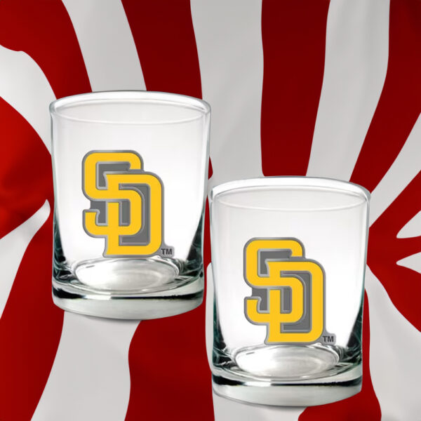 San Diego Padres Bar Glass 10oz