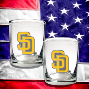 San Diego Padres Bar Glass 10oz us