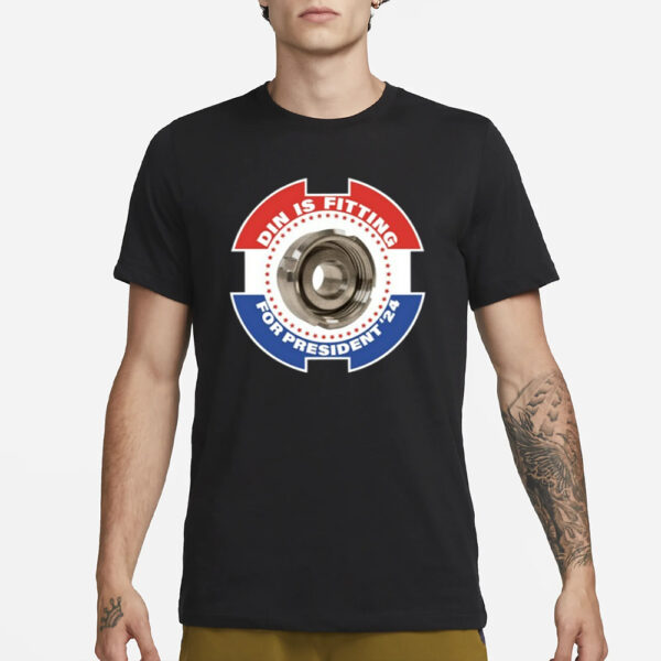 Wort Wrangler Din Is Fitting For President '24 T-Shirt3