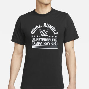 Wwe Fanatics Branded Royal Rumble 2024 Arch T-Shirts