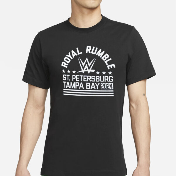 Wwe Fanatics Branded Royal Rumble 2024 Arch T-Shirts