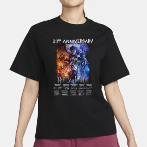 23rd Anniversary 2001 – 2024 Harry Potter Thank You For The Memories T-Shirt1