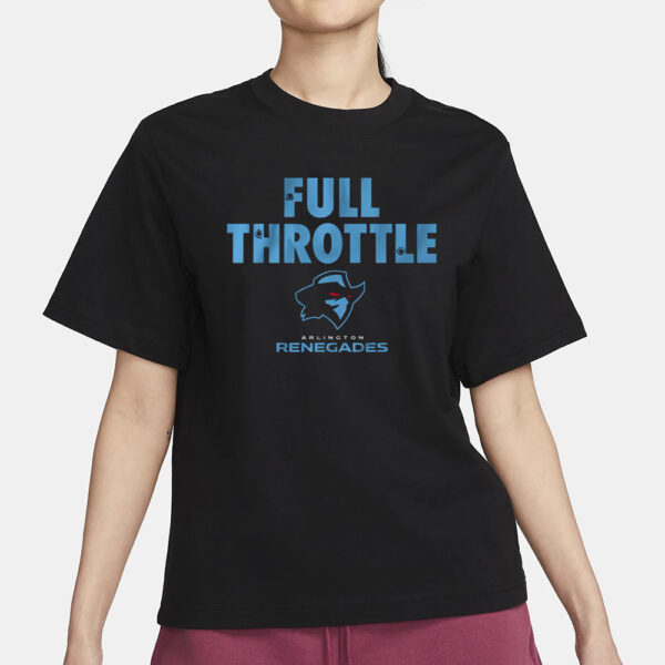 ARLINGTON RENEGADES UFL FULL THROTTLE T-SHIRT3