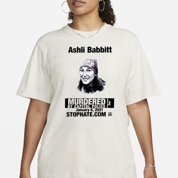 Ashli Babbitt’s Mother Wear Ashli Babbitt Murdered By Capitol Police T-Shirt1