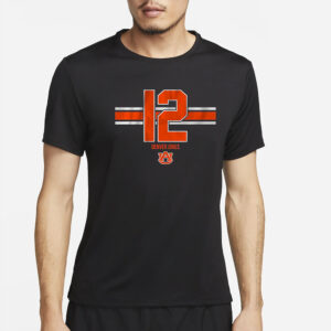 Auburn Basketball Denver Jones 12 T-Shirt5