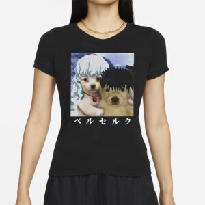 Berwyn Choobs Guts And Griffith As Dogs Meme T-Shirt