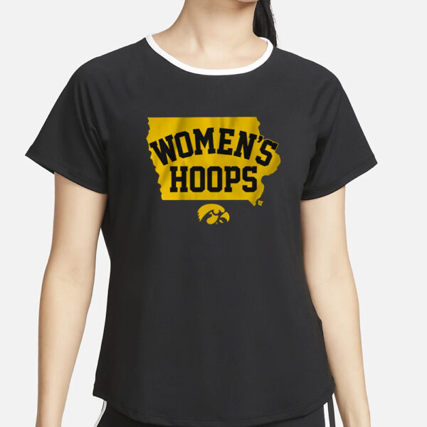 IOWA BASKETBALL WOMEN'S HOOPS T-SHIRT5