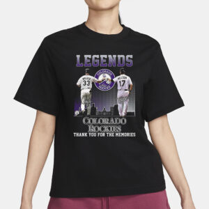 Legends Colorado Rockies Walker And Helton Thank You For The Memories T Shirt4