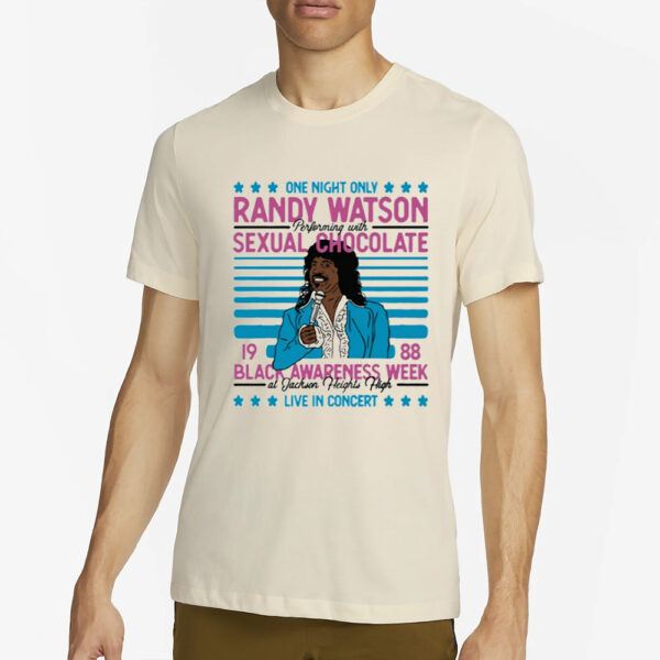 Shannon Sharpe Wearing Randy Watson Sexual Chocolate T-Shirt4