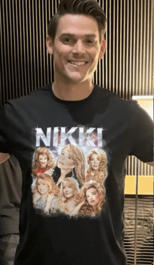 Y&R Reveals Cast In ‘Nikki Newman Through The Years’ T-Shirts in Honor of Melody Thomas Scott’s 45th Anniversary Shirts