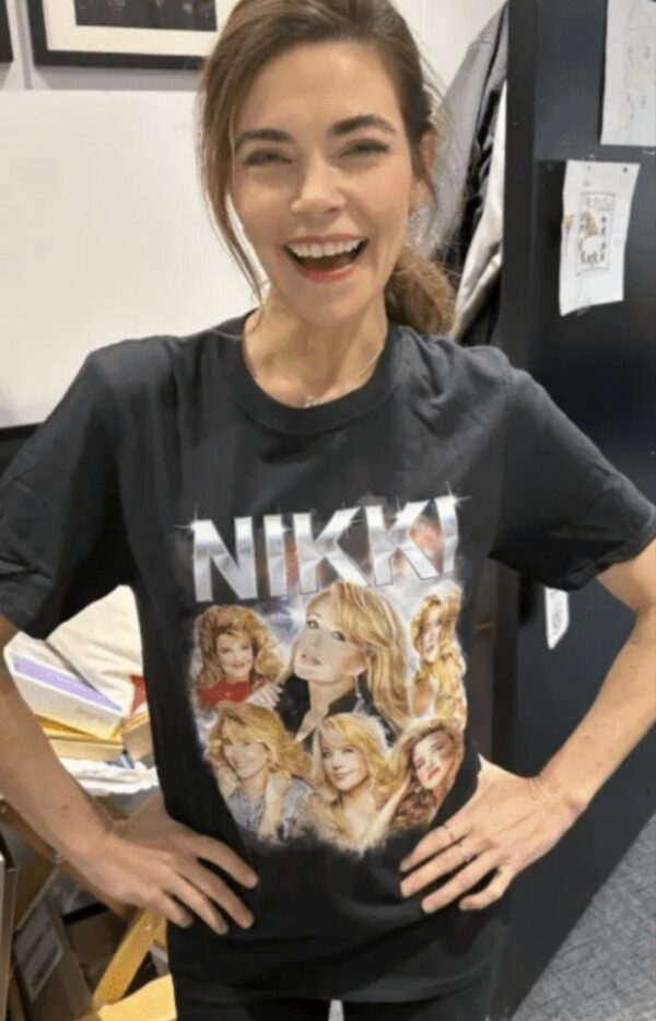 Y&R Reveals Cast In ‘Nikki Newman Through The Years’ T-Shirts in Honor of Melody Thomas Scott’s 45th Anniversary Shirtss