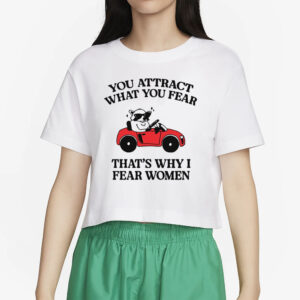 You Attract What You Fear That's Why I Fear Women T-Shirt4