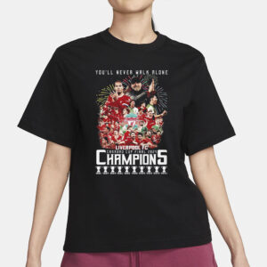 Youll Never Walk Alone Liverpool Fc Carabao Cup Final 2024 Champions T-Shirt3