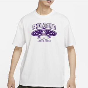 AARON JONES SHOWTYME MINNESOTA T SHIRTS