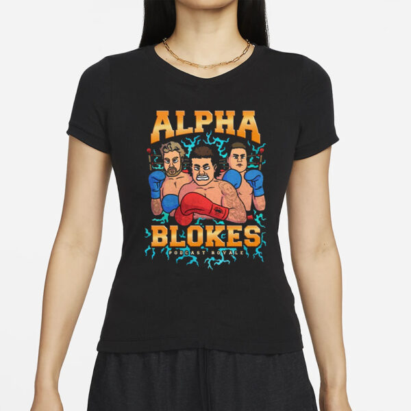 Alpha Blokes Podcast Royale Biffin T-Shirt3