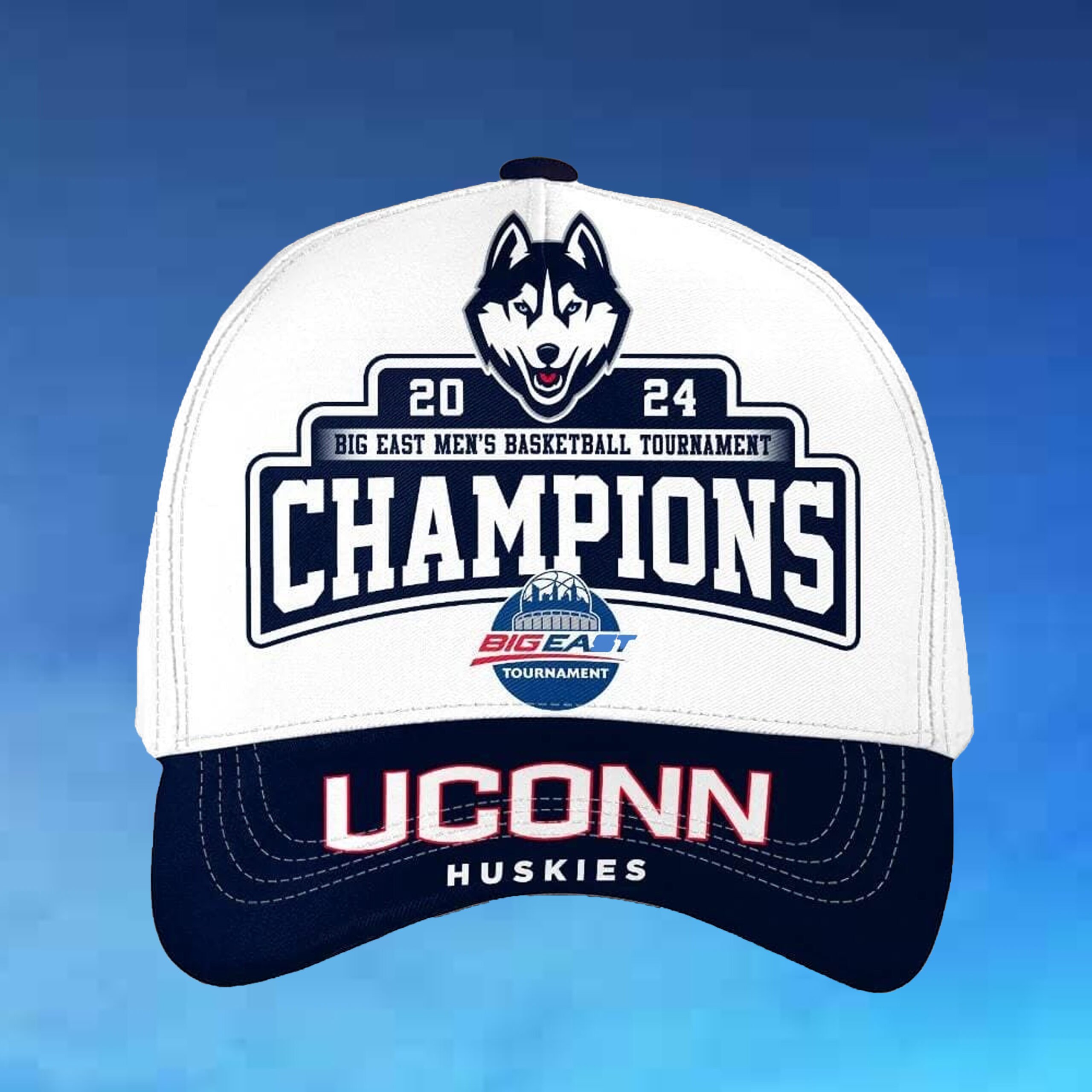 Uconn Big East Men’s Basketball Tournament Champion 2024 Hat