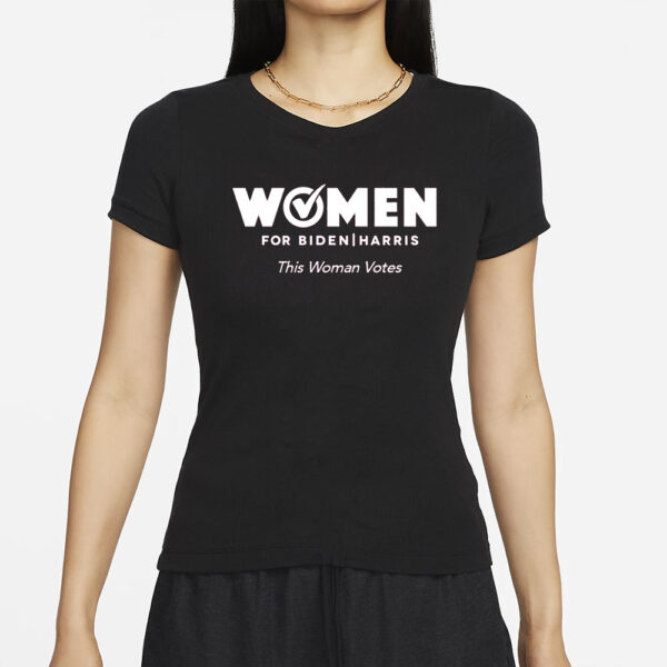 WOMEN FOR BIDEN HARRIS LOGO T-SHIRTS