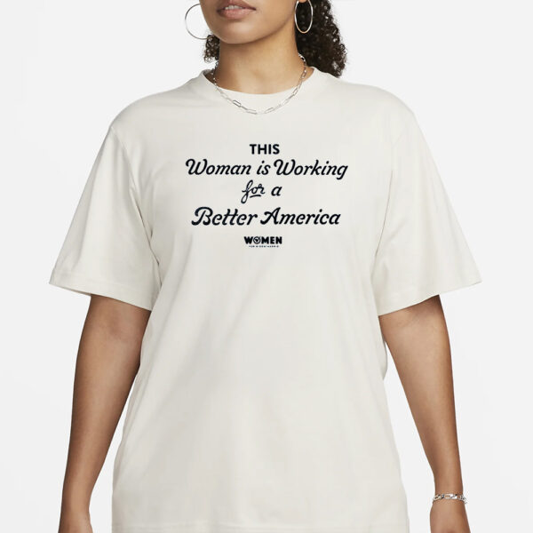 WOMEN FOR BIDEN HARRIS THIS WOMAN IS WORKING T-SHIRT1