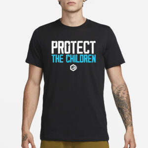 Wearing Protect The Children T-Shirt3