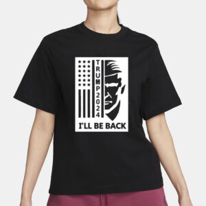 Women’s 2024 I’LL BE BACK printed T-Shirt1