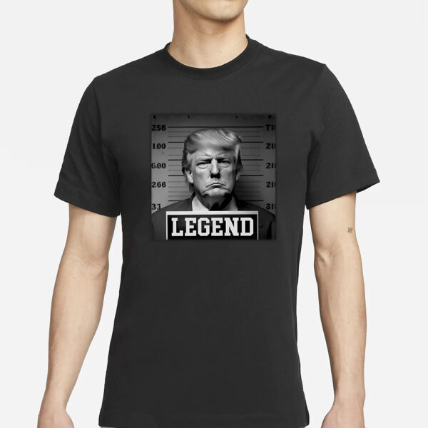 Zeek Arkham Trump Mugshot Legend T-Shirt