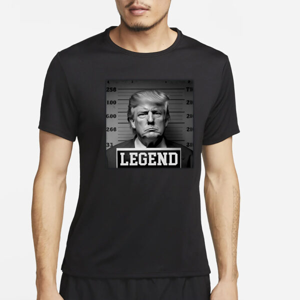 Zeek Arkham Trump Mugshot Legend T-Shirt2