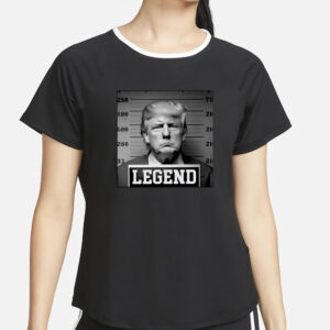 Zeek Arkham Trump Mugshot Legend T-Shirt6