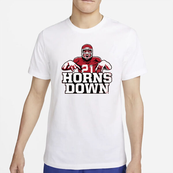 Arkansas Razorbacks Horns Down T-Shirt4