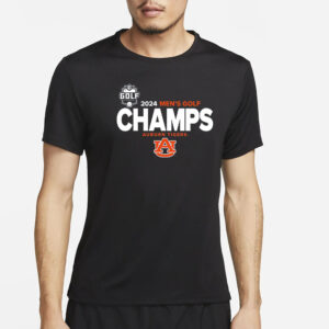 Auburn Tigers 2024 Sec Men’s Golf Tournament Champions Locker Room T-Shirt4