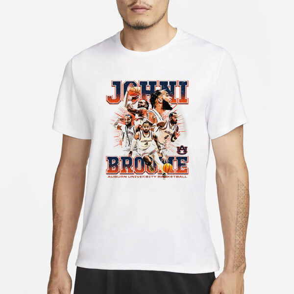 Auburn – Ncaa Men’s Basketball Johni Broome – T-Shirt1Auburn – Ncaa Men’s Basketball Johni Broome – T-Shirt1