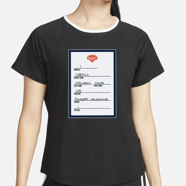 Barstool Chicago CHI DRAFT CARD T-Shirt2