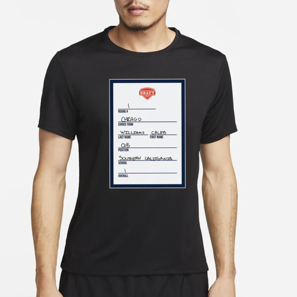 Barstool Chicago CHI DRAFT CARD T-Shirt4