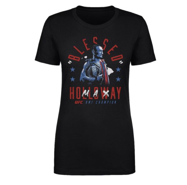 500 Level Black Max Holloway Blessed BMF Champion Shirt