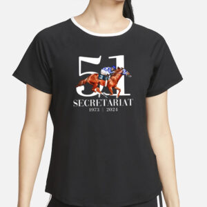 51 Secretariat 1973-2024 T-Shirt2