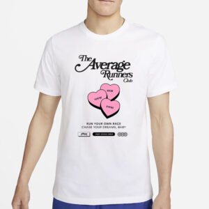 AVERAGE RUNNERS LOVE HEARTS T-SHIRT4