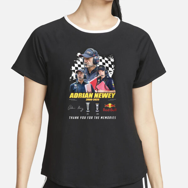 Adrian Newey 2006-2025 Thank You For The Memories T-Shirt4