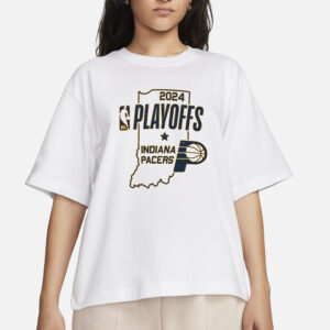 Adult Indiana Pacers 2024 NBA Playoffs State of Mind Round 2 T-Shirt