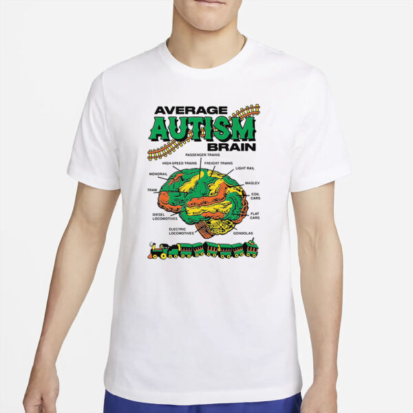 Average Autism Brain T-Shirt2