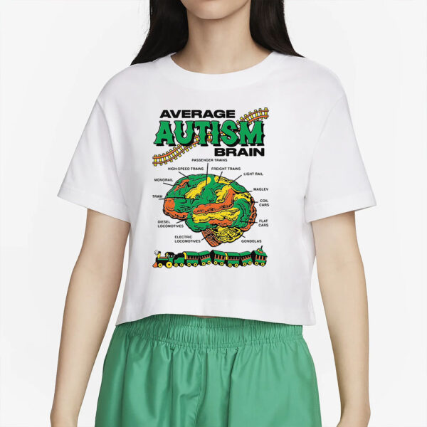 Average Autism Brain T-Shirt4