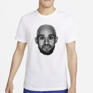 Bald Derrick White Funny Face Boston T-Shirt5